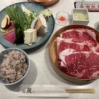 しゃぶしゃぶ 山笑ふ 銀座店 - 国産リブロース　120g