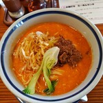はなさき家 - 担々麺 ８辛 麺大盛 辛ねぎトッピング