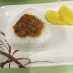 三角茶屋豊吉うどん - 味噌おにぎり