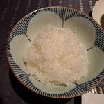 瀬里奈 - 魚沼産コシヒカリご飯・その１です。