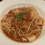 rest. - 帆立パスタ