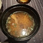 瀬里奈 - 舞茸の入った味噌汁です。