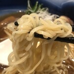 ramen case-K - しっかり氷水で〆られた冷やしらぁめんの麺