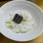 麺屋 白神 - 白米と焼き石