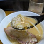 麺屋 白神 - 雑炊リフトアップ