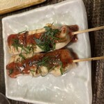 鳥一番 - 胸肉たたき180円