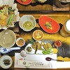 ますや旅館 - 料理写真:夕食（はじめに並んでいた料理）