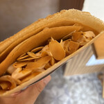 ウエダクレープ 鵠沼海岸 - キャラメルアーモンドホイップ！