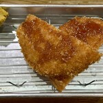 大衆酒場 まるは - ハムカツ