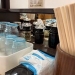 ラーメン横綱 - 調味料