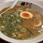 ラーメン横綱 松戸店 - 味玉ラーメン　ネギ投入前