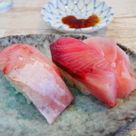 本日のにぎり（ブリ）￥３００