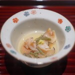 菊鮨 - つぶ貝と潤菜