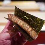 菊鮨 - 真魚鰹海苔巻き