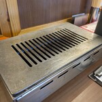 焼肉セブン - 分厚い鉄板❗️網よりも鉄板でしょう❗️