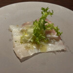 Crossroads Kitchen - 真鯛の昆布締めカルパッチョ仕立て