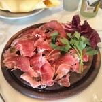 トラットリア・築地パラディーゾ - スペイン産生ハム“ハモンセラーノ”