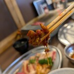 焼肉セブン - チャンジャ　リフトアップ❗️