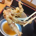 そば処　つる福 - ゲソ天