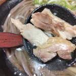 そば処　つる福 - 親鶏肉