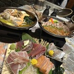 創作和食と完全個室 和蔵 - お料理勢ぞろい