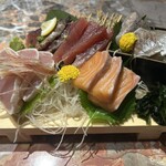 創作和食と完全個室 和蔵 - お造り五種盛り