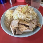 ラーメン 大 名古屋店 - ラーメン普通盛り豚増し　ニンニクアブラカラメ