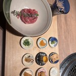 京燒肉 新 先斗町店 - 名物ユッケ