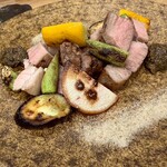 旬の薫り mizoe - ガーリックポークのロースト