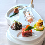 SUD restaurant - ランチコース 5082円 のSUDシグネチャープレート 東京ローカルをイメージして