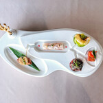 SUD restaurant - ランチコース 5082円 のSUDシグネチャープレート 東京ローカルをイメージして