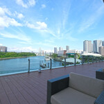 SUD restaurant - テラス席からの眺望です