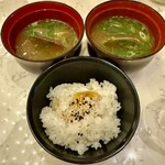 ラウンジ シーウインド - 栗おこわとホタテの味噌汁　こういうものがあると嬉しいですよね