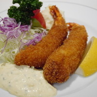 レストラン香味屋 - 海老フライ・タルタルソース添