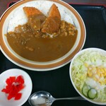 みや古食堂 - メンチカツカレー