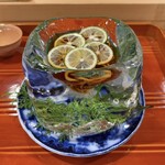 銀座 きた川 - 酢橘 十割蕎麦