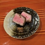 銀座 きた川 - 飛騨牛 玉鋼焼