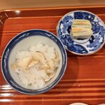 銀座 きた川 - 松茸ご飯 一杯目