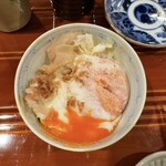 銀座 きた川 - 天玉丼 おかわり 赤