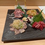 鴨ときどき馬 - お刺身