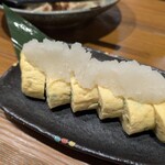 炉端とおでん 呼炉凪来 - あおさの出汁巻き玉子