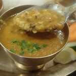 ナニズキッチン - セットのダルスープ