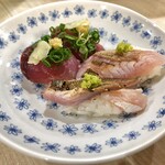 旬菜和味 - かつを、かます握り