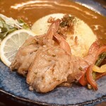 Satya - ソフトシェルシュリンプのガーリックシュリンプ