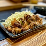 寿し辰 - ゲソ唐揚げはいつもほどザクザクじゃなくてちょい残念！