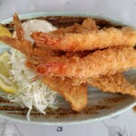 えびせい - エビフライ、アジフライ定食