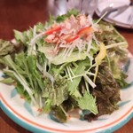 川反ミートキッチン - お通しはサラダ食べ放題！