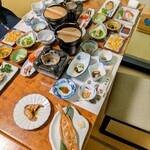 お宿 お食事処 鱗晃荘 - 最初のスタンバイ料理
