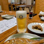 お宿 お食事処 鱗晃荘 - 生ビール 660円