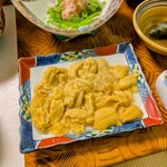 お宿 お食事処 鱗晃荘 - 前浜で採れた生雲丹